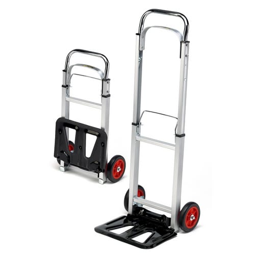 pro-bau-tec® Sackkarre, max. 90 kg, Stahl/Aluminium - silberfarben