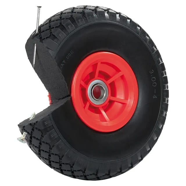 pro-bau-tec® Ersatzrad, für Sackkarren, Radgröße: 260 x 85 mm - schwarz