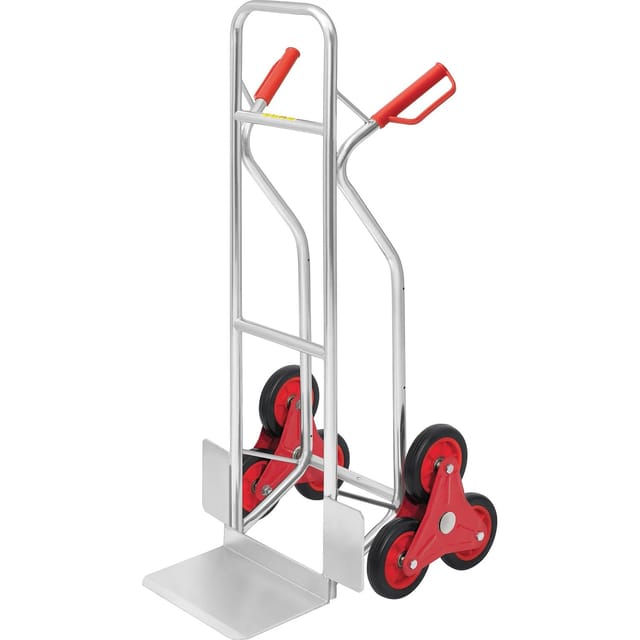pro-bau-tec® Sackkarre »Stapelkarre Treppensteiger«, Tragkraft: 150 kg - silberfarben