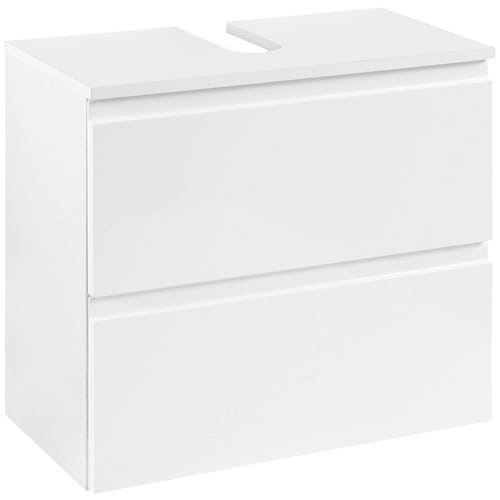 HELD MÖBEL Waschbeckenunterschrank »Cardiff«, BxHxT: 60 x 53 x 35 cm, Anschlagrichtung: links/rechts - weiss