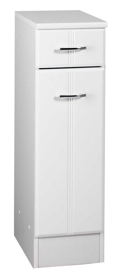 HELD MÖBEL Unterschrank, BxHxT: 25 x 84 x 35 cm - weiss