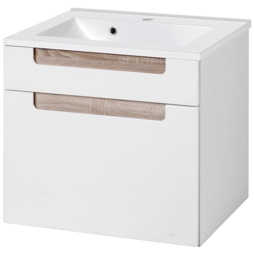 HELD MÖBEL Waschplatz »Siena«, B x T x H: 60 x 47 x 54 cm, weiß - weiss