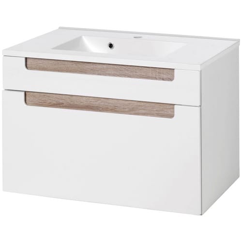 HELD MÖBEL Badmöbel »Siena«, Breite: 80 cm - weiss