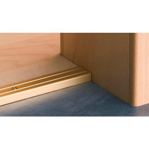 CARL PRINZ Winkelprofil, BxH: 24.5 x 10 mm, versenkt gelocht - silberfarben