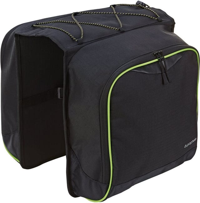 PROPHETE Doppel-Packtasche, Polyester, schwarz