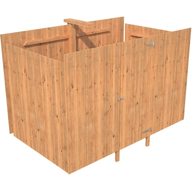 PALMAKO Geräteraum, Fichtenholz, braun