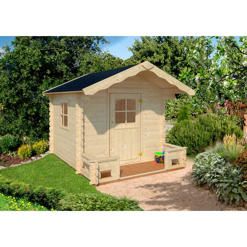 PALMAKO Spielhaus BxHxT: 222 x 193 x 260 cm, natur - braun