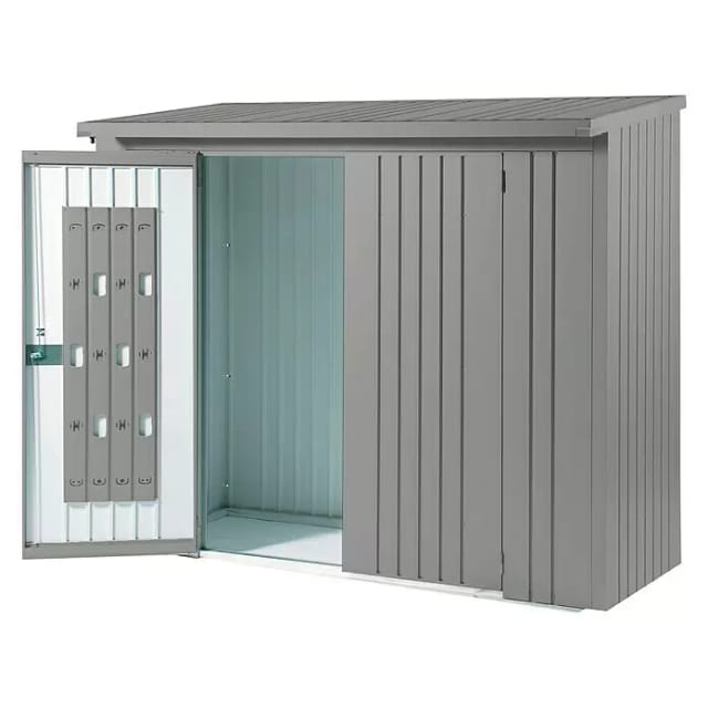BIOHORT Türpaket »WoodStock 230«, Stahlblech, B x H: 135 x 171 cm - grau