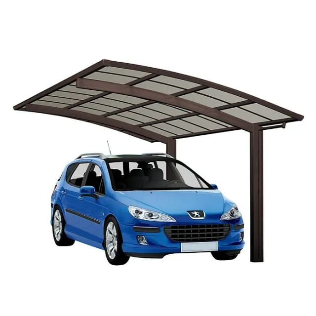 XIMAX Einzelcarport »Portoforte«, Typ 60, Außenmaß BxT: 270,4 x 495,4 cm, braun