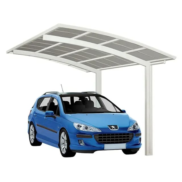 XIMAX Einzelcarport »Portoforte«, Typ 80, Außenmaß BxT: 270,4 x 495,4 cm, weiss