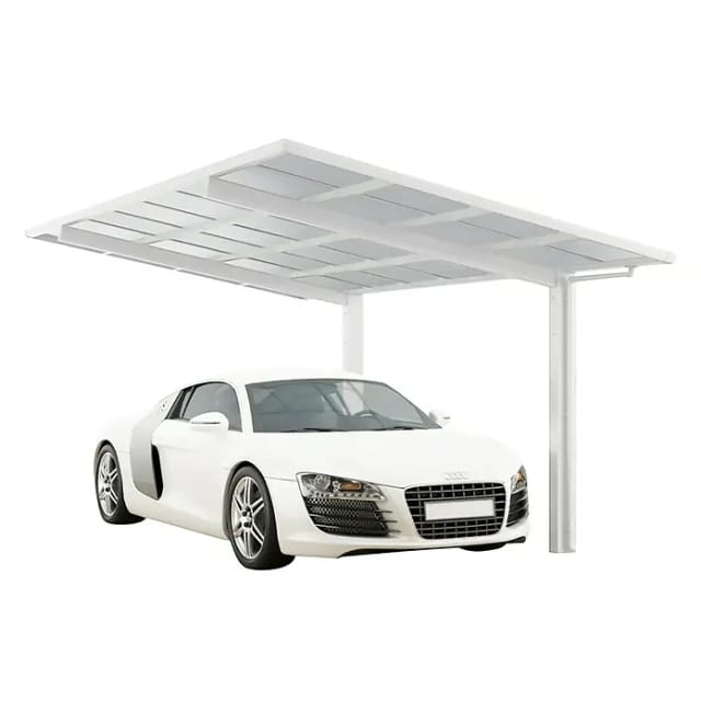 XIMAX Einzelcarport »Linea«, Typ 80, Außenmaß BxT: 272,6 x 495,4 cm, weiss