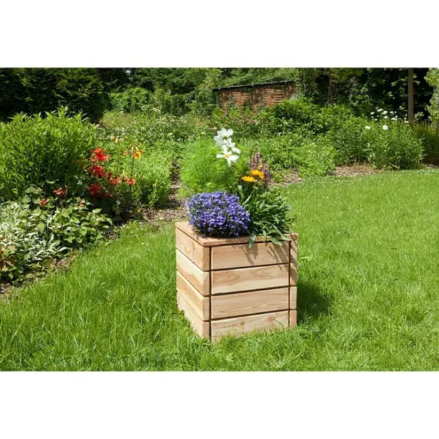 KIEHN-HOLZ Pflanzkasten, BxHxL: 40 x 43 x 40 cm, Holz - beige