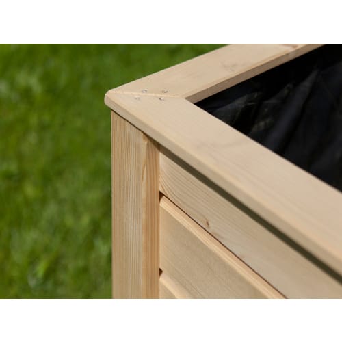 KIEHN-HOLZ Hochbeet, BxHxL: 100 x 75 x 60 cm, Holz - beige