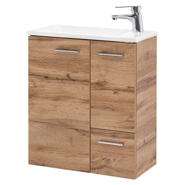 SCHILDMEYER Waschplatz »Matteo«, B x T x H: 50 x 25 x 60 cm, eiche - beige