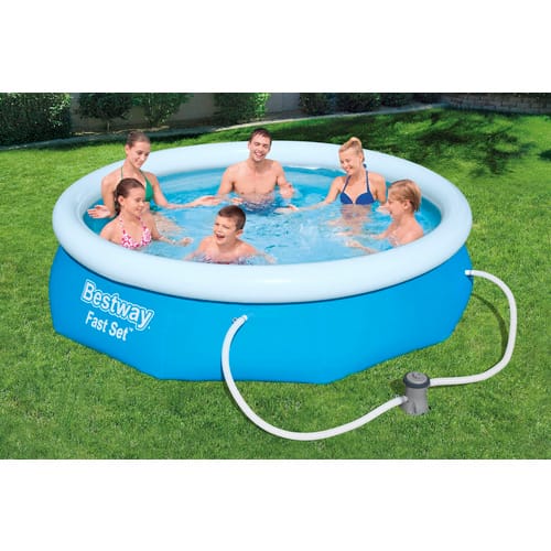 BESTWAY Rundpool »Fast Set™«, grau, ØxH: 305 x 76 cm