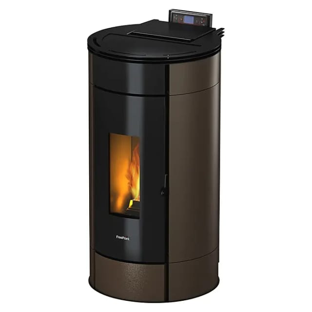 FREEPOINT Pelletofen »Globe«, braun, Stahl, 10,5 kW