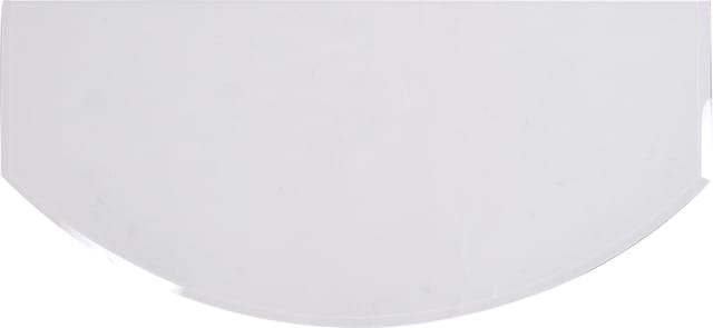 FIREFIX® Bodenplatte, Glas, rundbogenförmig, BxL: 120 x 55 cm, Stärke: 6 mm - transparent