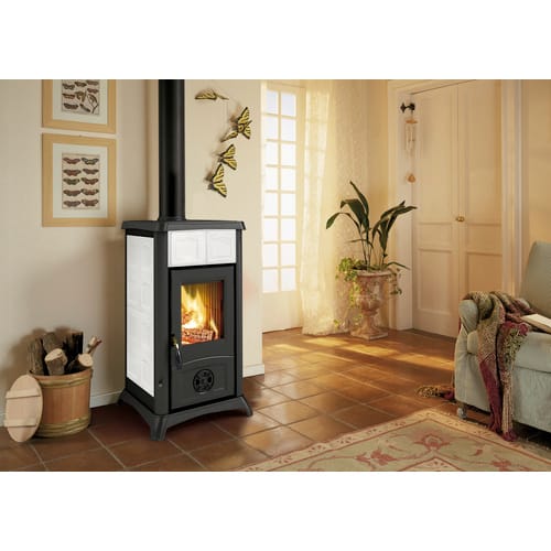 La Nordica-Extraflame® Kaminofen »Gemma«, weiß, Keramik, 6 kW - weiss