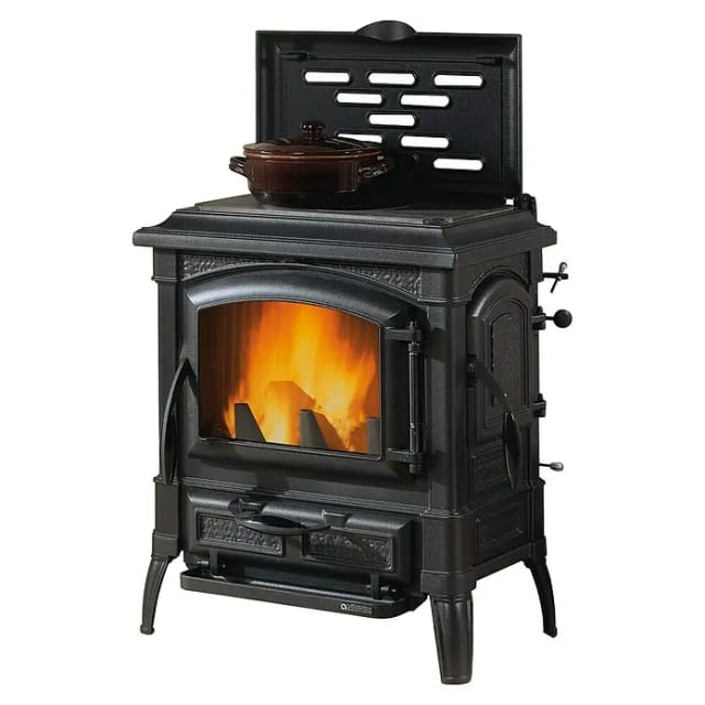 La Nordica-Extraflame® Kaminofen »Isetta«, anthrazit, Gusseisen, 7,7 kW - schwarz