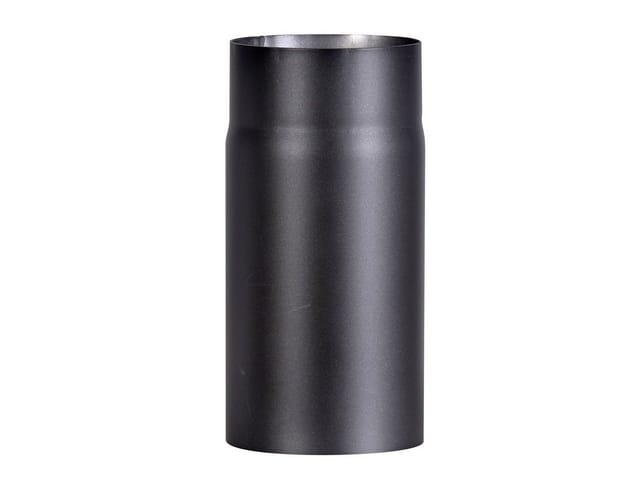 FIREFIX® Rauchrohr, ØxL: 12 x 25 cm, Stärke: 2 mm, Stahl - schwarz