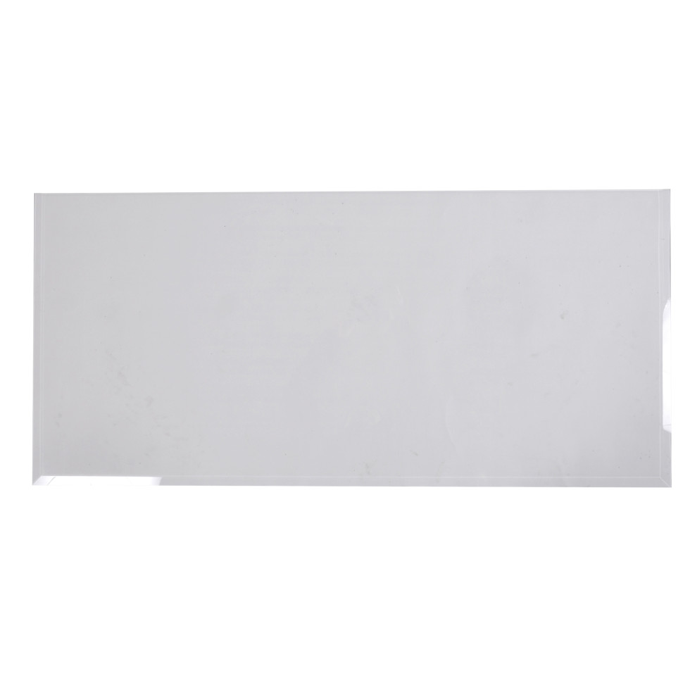FIREFIX® Bodenplatte, Glas, rechteckig, BxL: 120 x 55 cm, Stärke: 6 mm - transparent
