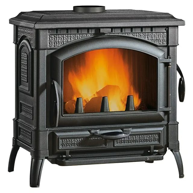 La Nordica-Extraflame® Kaminofen »Isotta«, anthrazit, Gusseisen, 11,9 kW - schwarz
