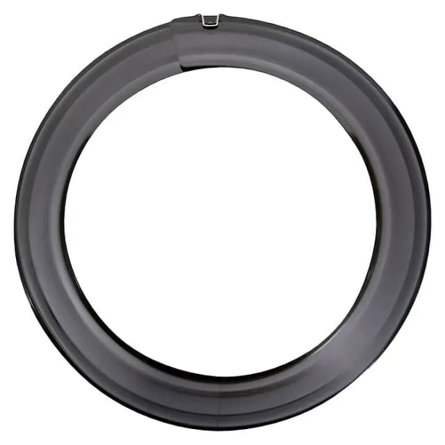 FIREFIX® Ofenrohrrosette, ØxL: 13,5 x 18,5 cm, Stärke: 2 mm, Stahl - schwarz