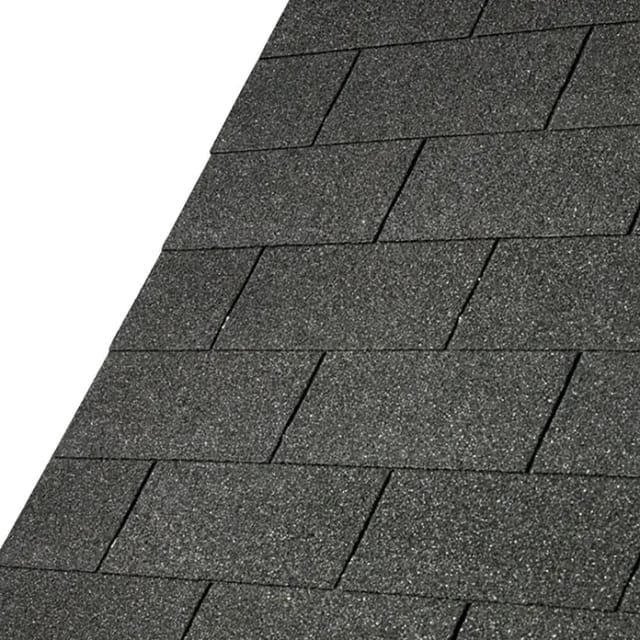 KARIBU Dachschindel »Dacheindeckung«, Bitumen, schwarz, Paketinhalt: 3 m²