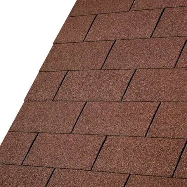 KARIBU Dachschindel »Dacheindeckung«, Holz, dunkelrot, Paketinhalt: 3 m²