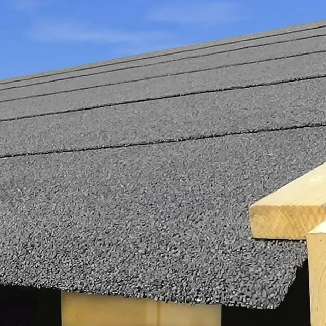 KARIBU Dachbahn für Gartenhäuser, Bitumen - schwarz