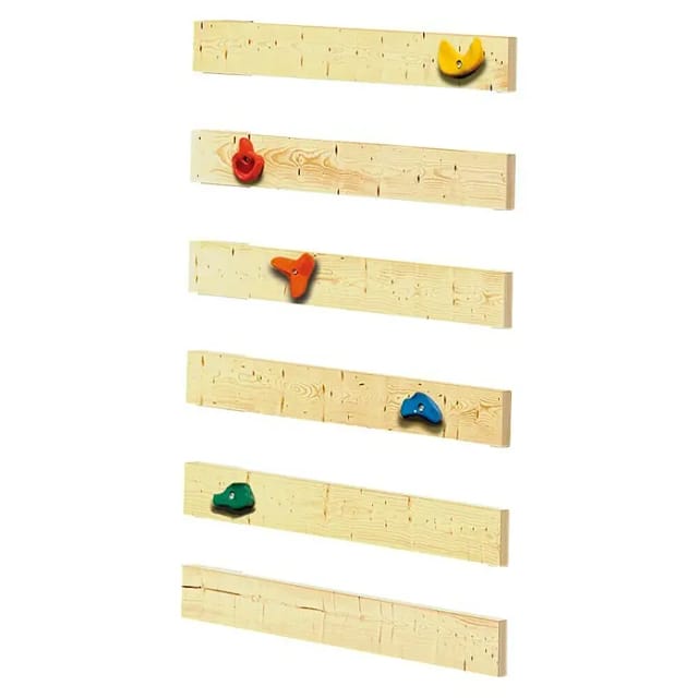 KARIBU Kletterwand »Lotti, Danny und Frieda«, BxHxT: 101 x 120 x 1,8 cm, natur - braun