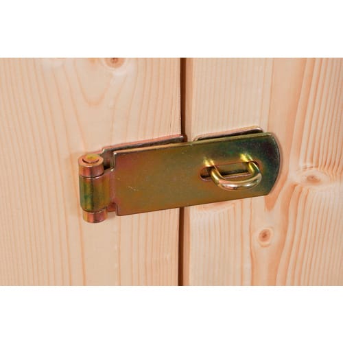 KARIBU Gartenhaus, BxT: 242 x 238 cm (Aufstellmaße), Flachdach - beige