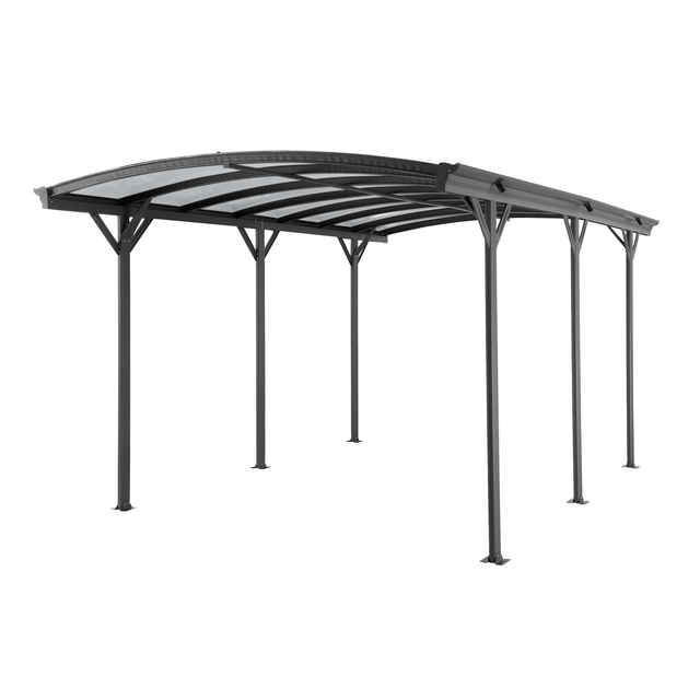 FLORAWORLD Carport, Außenmaß BxT: 293,5 x 370 cm, anthrazit - grau
