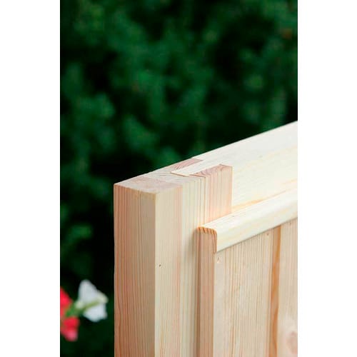 Gartenhaus »Grillkota Basic«, Holz, BxHxT: 370 x 320 x 277 cm (Außenmaße inkl. Dachüberstand) - beige