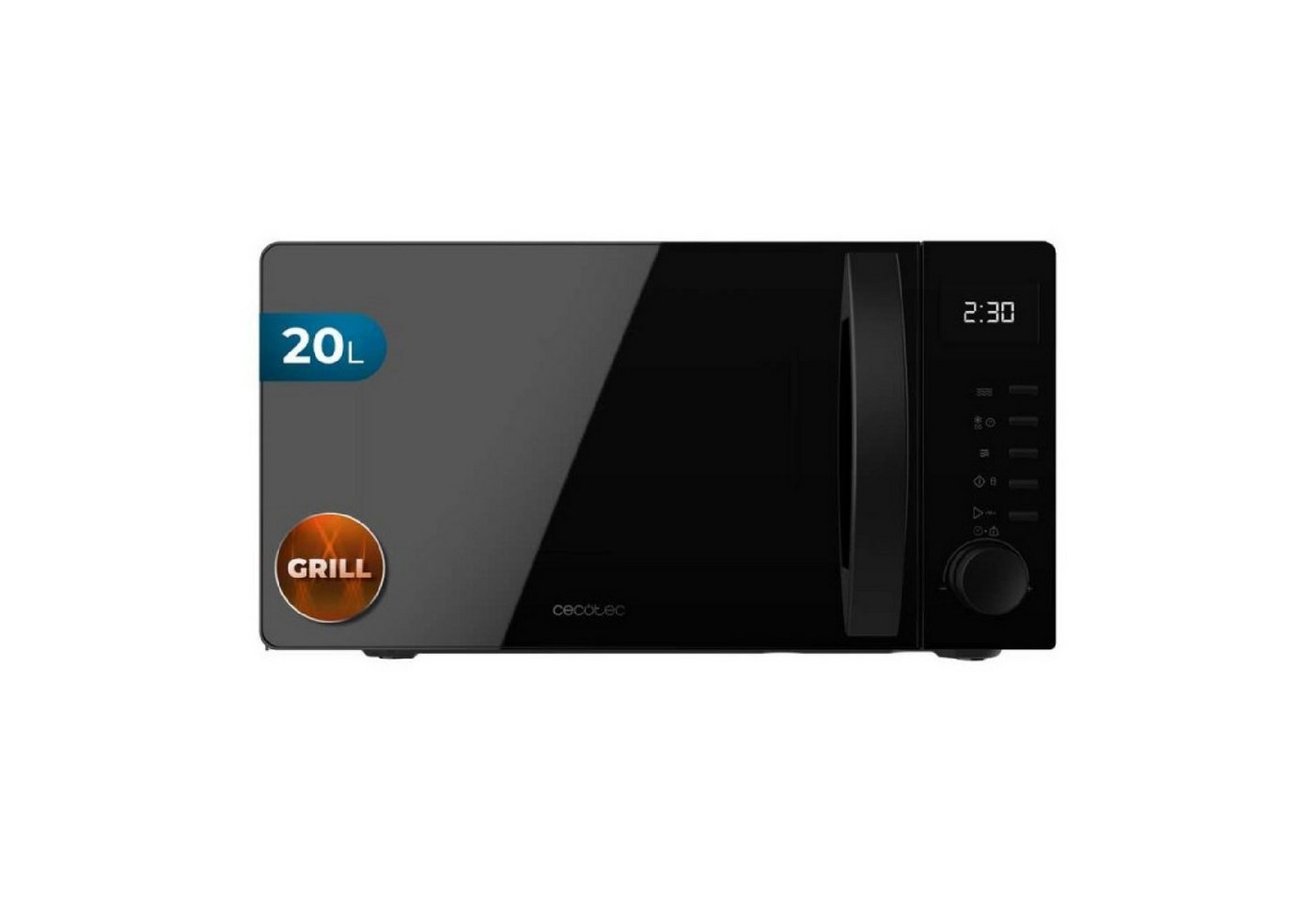 Cecotec Proclean 5105 Mikrowelle Mit Grill, Schwarz, 700 W, 20 L, 3dwave-technologie, Grill, 5 Leistungsstufen Bild 2