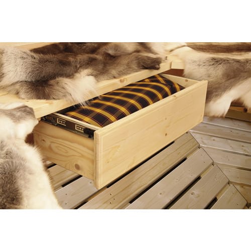 WOLFF Utensilienbox, Höhe: 35 cm, Holz - braun