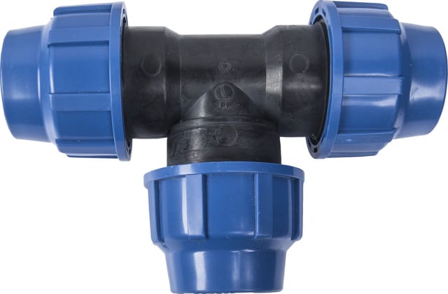 CORNAT PE-T-Stück, 40mm, Polyethylen (PE) - schwarz