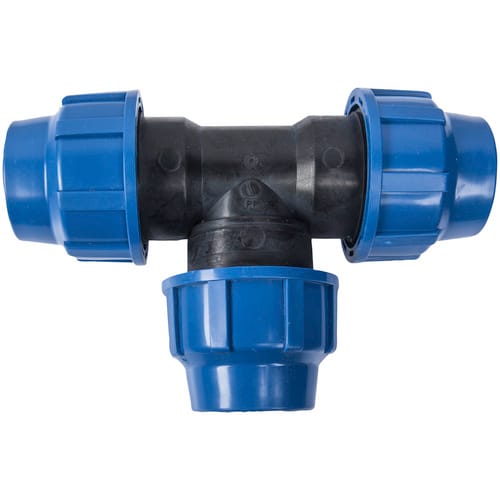 CORNAT Reduzier-T-Stück für PE-HD-Rohr, Polypropylen (PP), blauschwarz