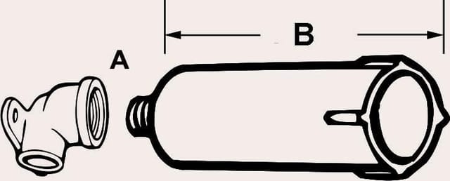 WELLWATER Baustopfen, Messing/Kunststoff, weiß, 1/2" - weiss