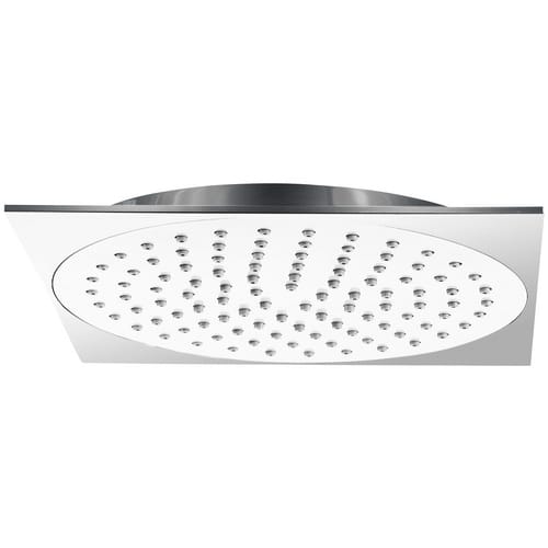 CORNAT Überkopfbrause »STYLE«, weiss|chromfarben, eckig, Höhe: 71 mm
