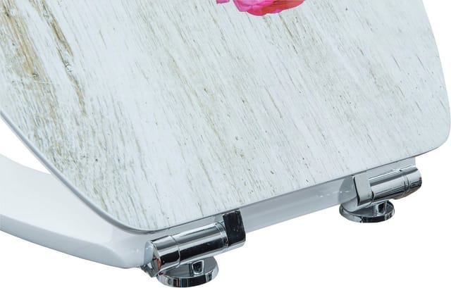 CORNAT WC-Sitz »ART OF ACRYL«, MDF, D-Form, mit Softclose-Funktion - bunt