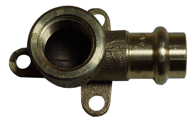 CORNAT Presswandscheibe, Rotguss, Innengewinde: 1/2