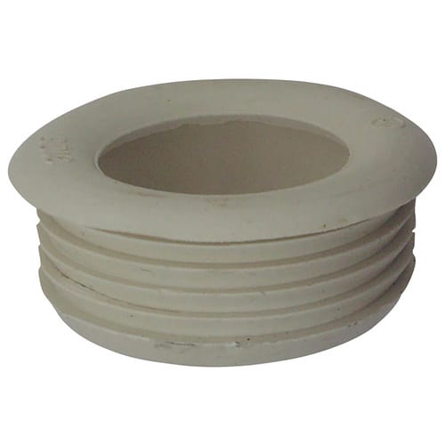 CORNAT Spülrohrverbinder, 44 mm/55 mm, Gummi - weiss