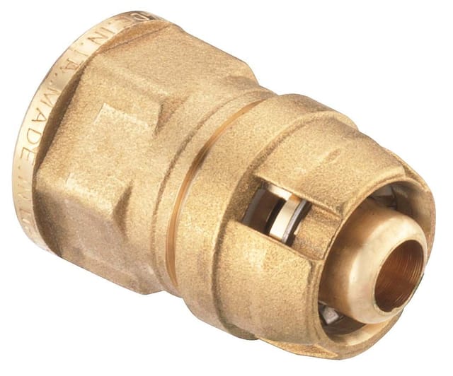 CORNAT Kupplung, 1/2", Messing - goldfarben