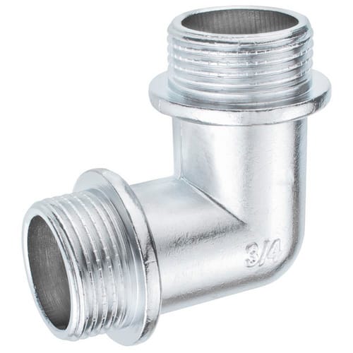 CORNAT Winkel, Messing, Innengewinde: 3/4" - silberfarben
