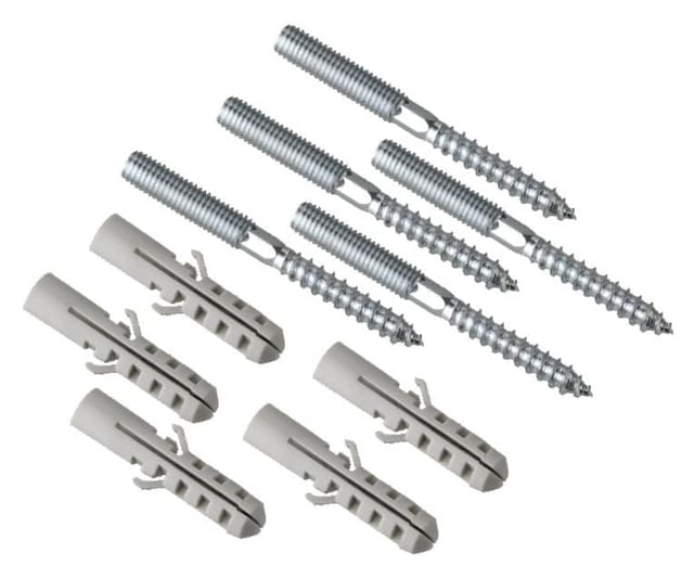 WELLWATER Torx-Schraube, 8 x 80 mm, Stahl - silberfarben