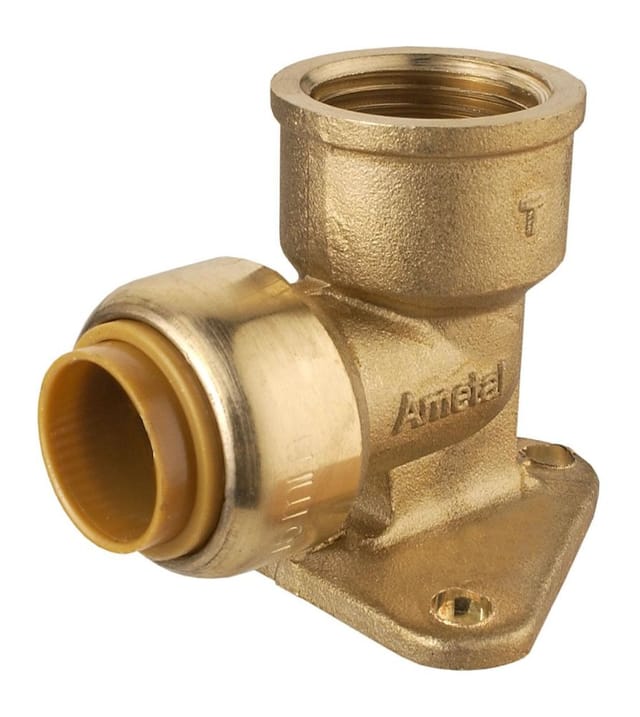 CORNAT Wandscheibe, 1/2", Metall - goldfarben