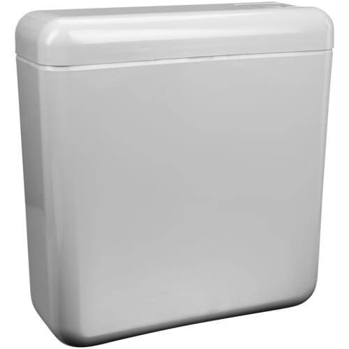CORNAT Spülkasten, BxHxT: 384 x 400 x 136 mm, grau - weiss