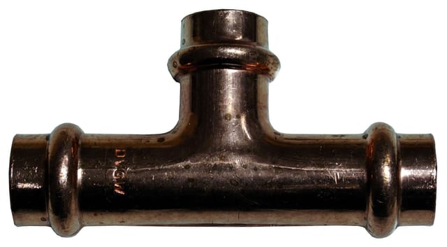 CORNAT Press-T-Stück, Kupfer