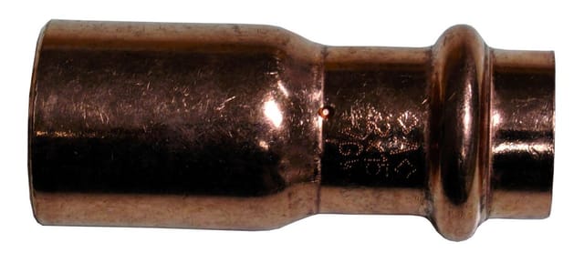 CORNAT Pressreduziernippel, Kupfer - goldfarben